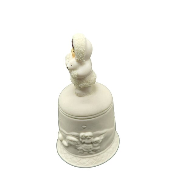 1990's Arctic Kids of Alaska Porcelain Bell Eskimo Child & Baby Seal Figurine - Picture 2 of 10